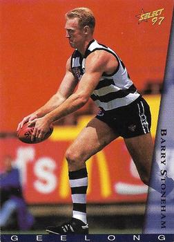 1997 Select AFL Ultimate Series #81 Barry Stoneham Front